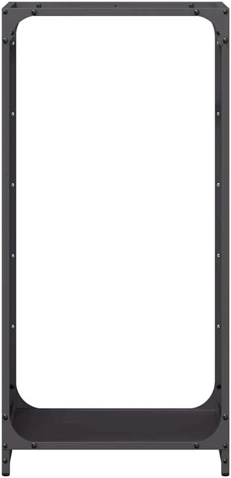 Stovas malkoms, juodos, 44x28x90 cm, šaltai valcuotas plienas