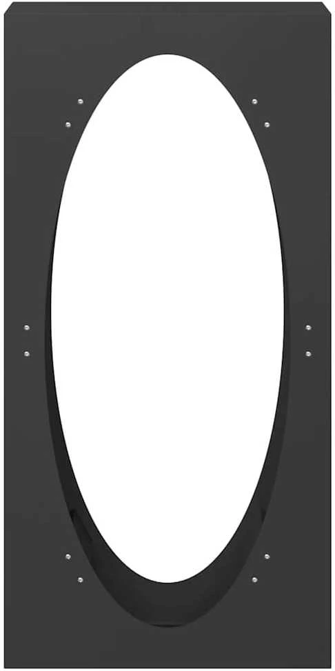 Stovas malkoms, juodos, 50x23x100 cm, šaltai valcuotas plienas