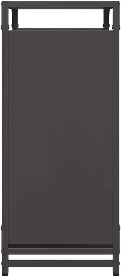 Stovas malkoms, juodos, 60x28x65 cm, šaltai valcuotas plienas
