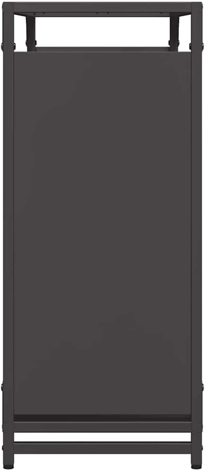 Stovas malkoms, juodos, 90x28x65 cm, šaltai valcuotas plienas