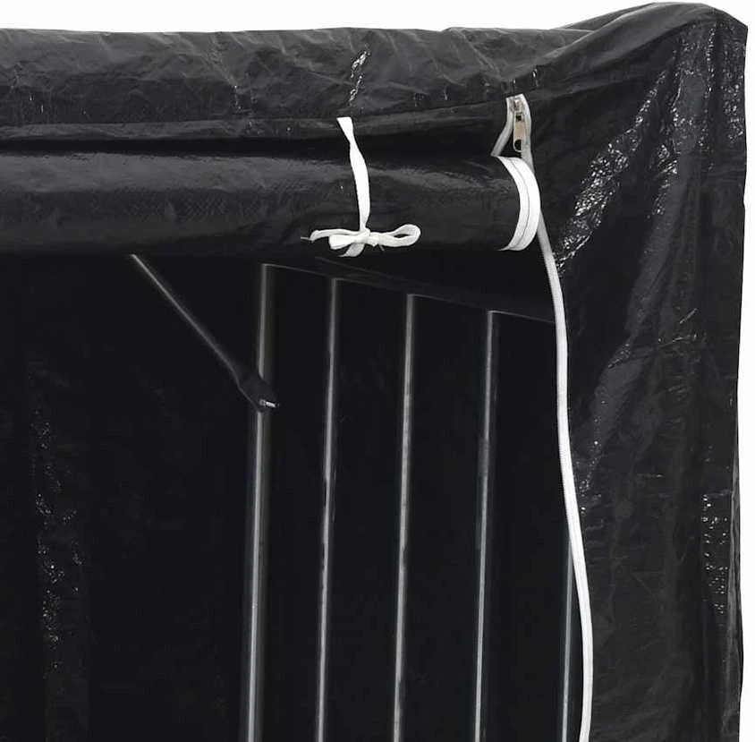Stovas malkoms su apdangalu nuo lietaus, 150x100x200cm