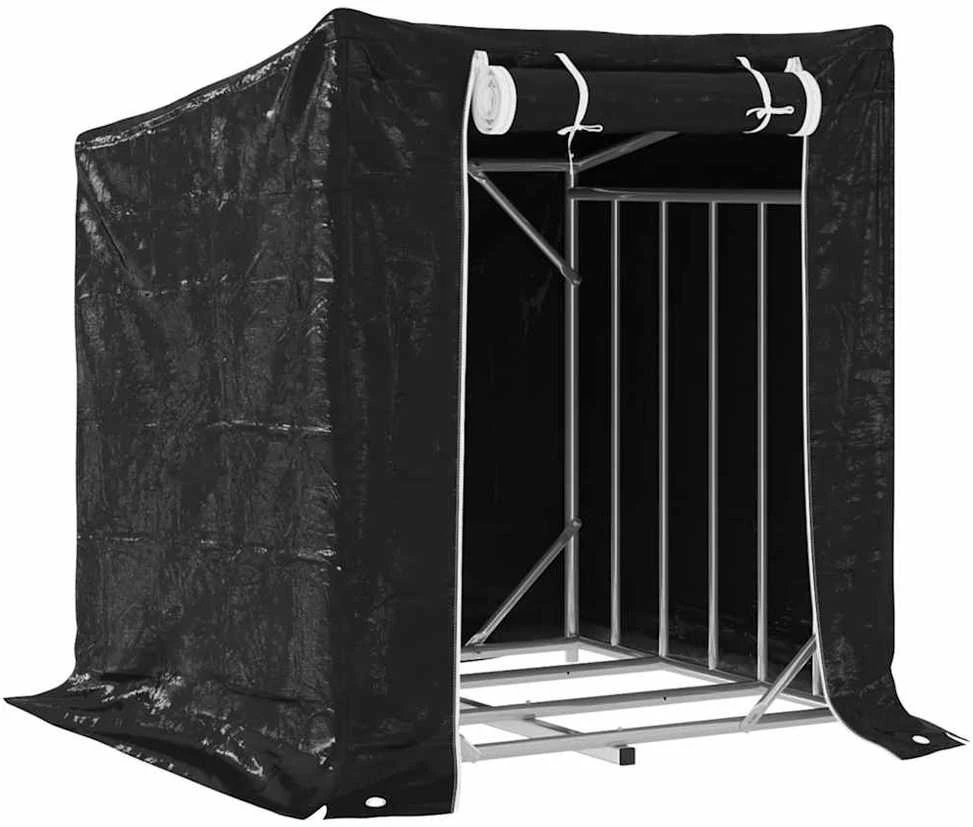 Stovas malkoms su apdangalu nuo lietaus, 101x61x110,5cm