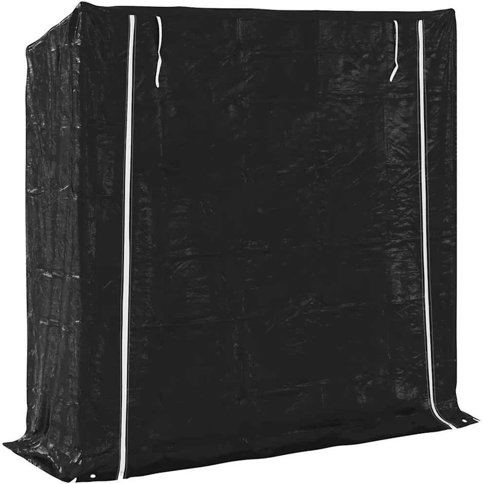 Stovas malkoms su apdangalu nuo lietaus, 200x60x200cm
