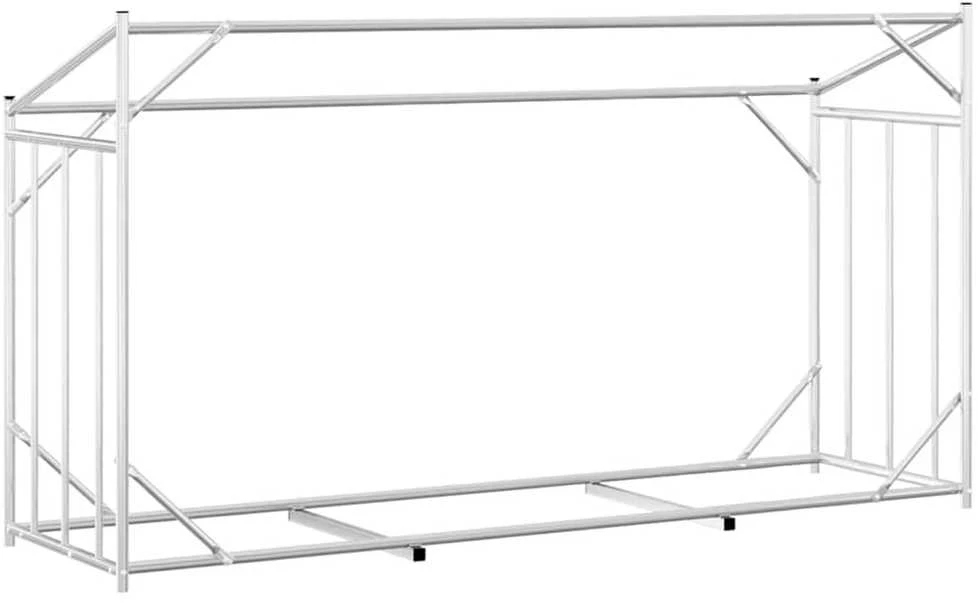 Stovas malkoms su apdangalu nuo lietaus, 200,5x60,5x110,5cm