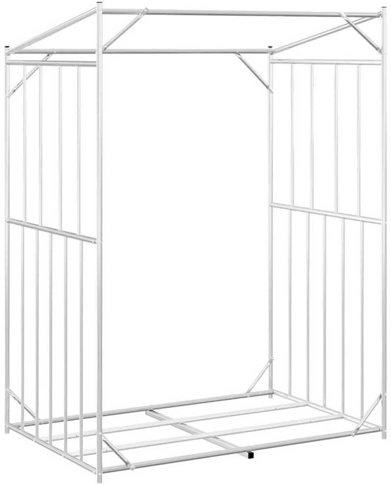 Stovas malkoms su apdangalu nuo lietaus, 150x100x200cm