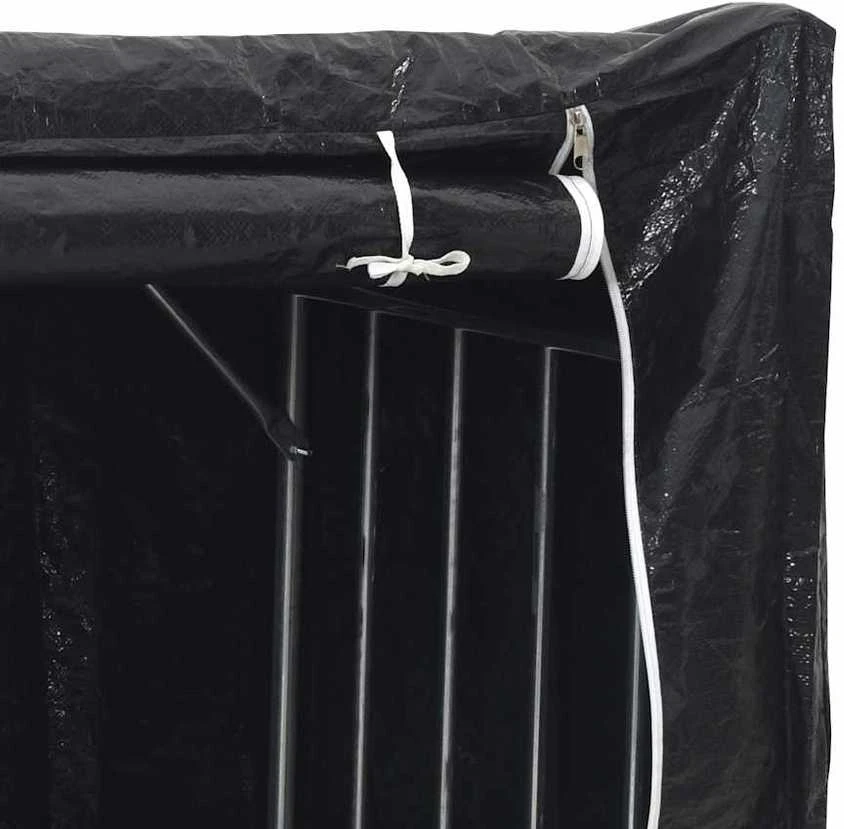 Stovas malkoms su apdangalu nuo lietaus, 100x100x200cm