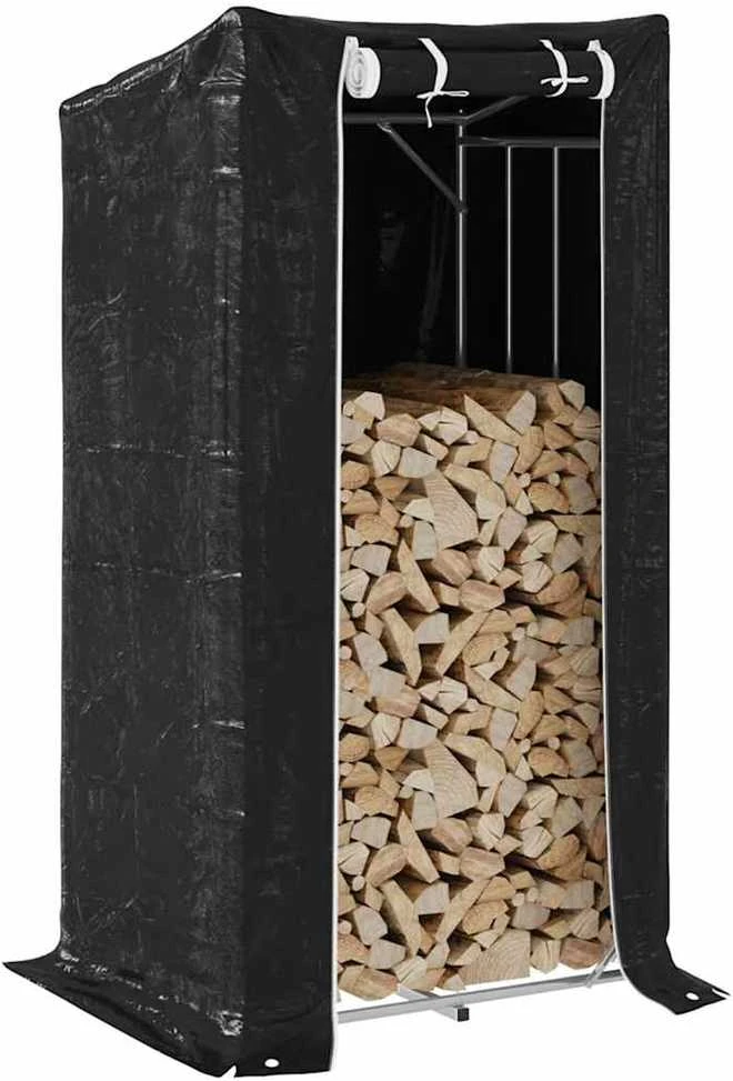 Stovas malkoms su apdangalu nuo lietaus, 150x80x200cm