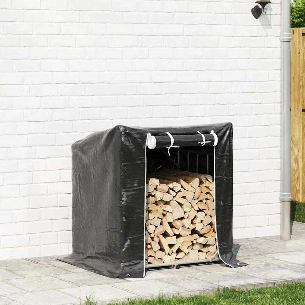 Stovas malkoms su apdangalu nuo lietaus, 100,5x80,5x110,5cm