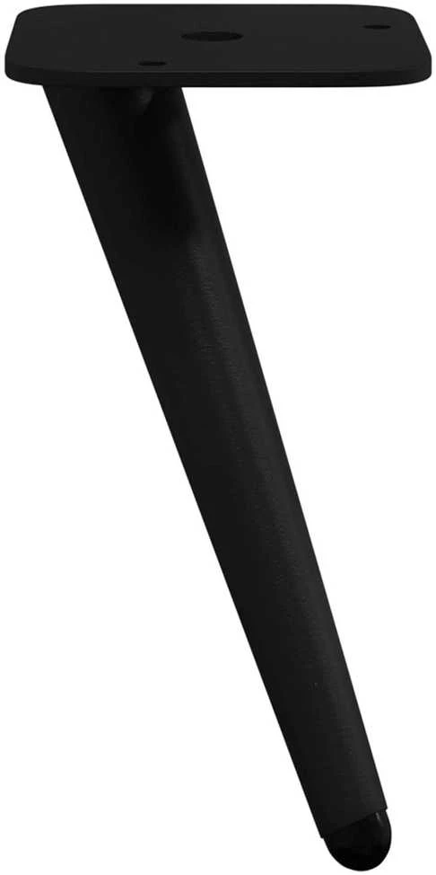 Stovinčios kojos 12 vnt. Juoda 56 x 56 x 100 mm Geležis