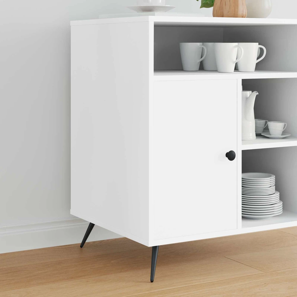 Stovinčios kojos 12 vnt. Juoda 56 x 56 x 100 mm Geležis