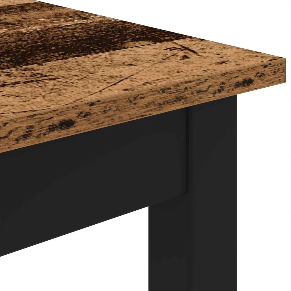 Stovintis Baro Stalas Apdirbta mediena Stačiakampio
