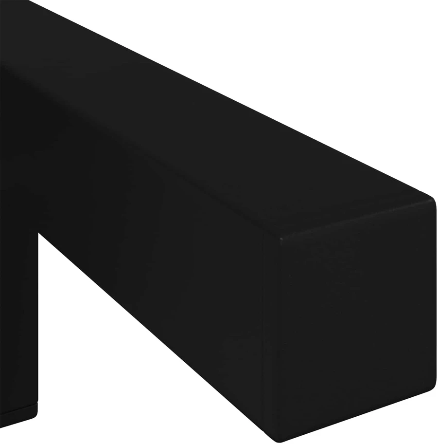 Stovintys kojelės 12 vnt. Juoda 57 x 57 x 100 mm Geležis