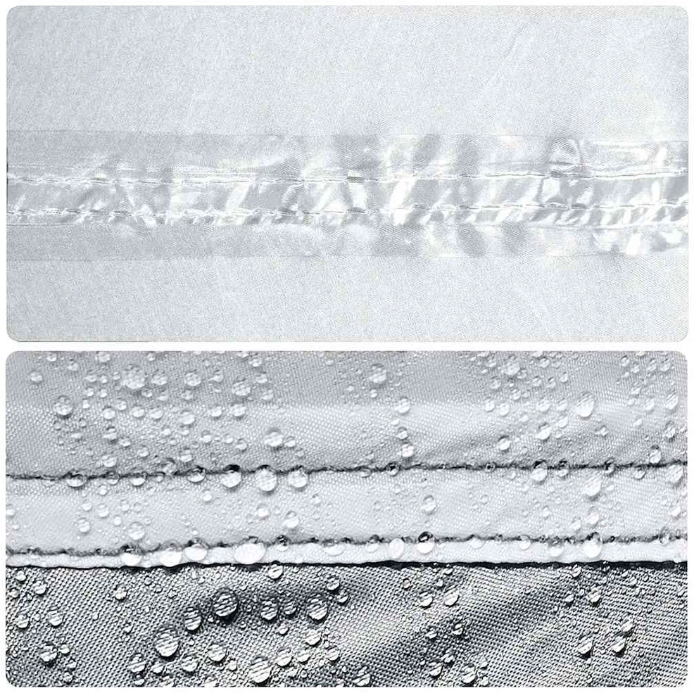 Stovyklavimo palapinė, balta, dvivietė, tamsinantis audinys