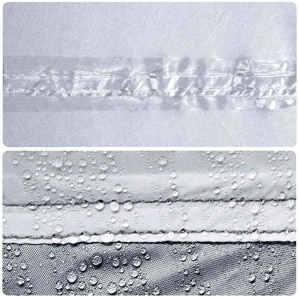 Stovyklavimo palapinė, balta, dvivietė, tamsinantis audinys