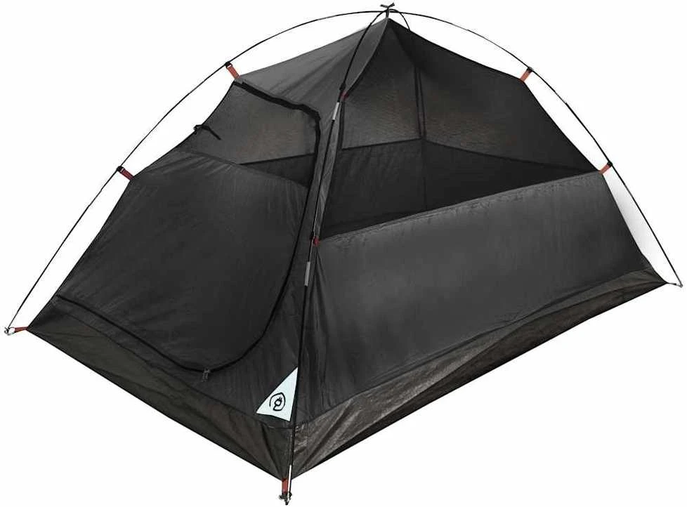 Stovyklavimo palapinė, balta, dvivietė, tamsinantis audinys