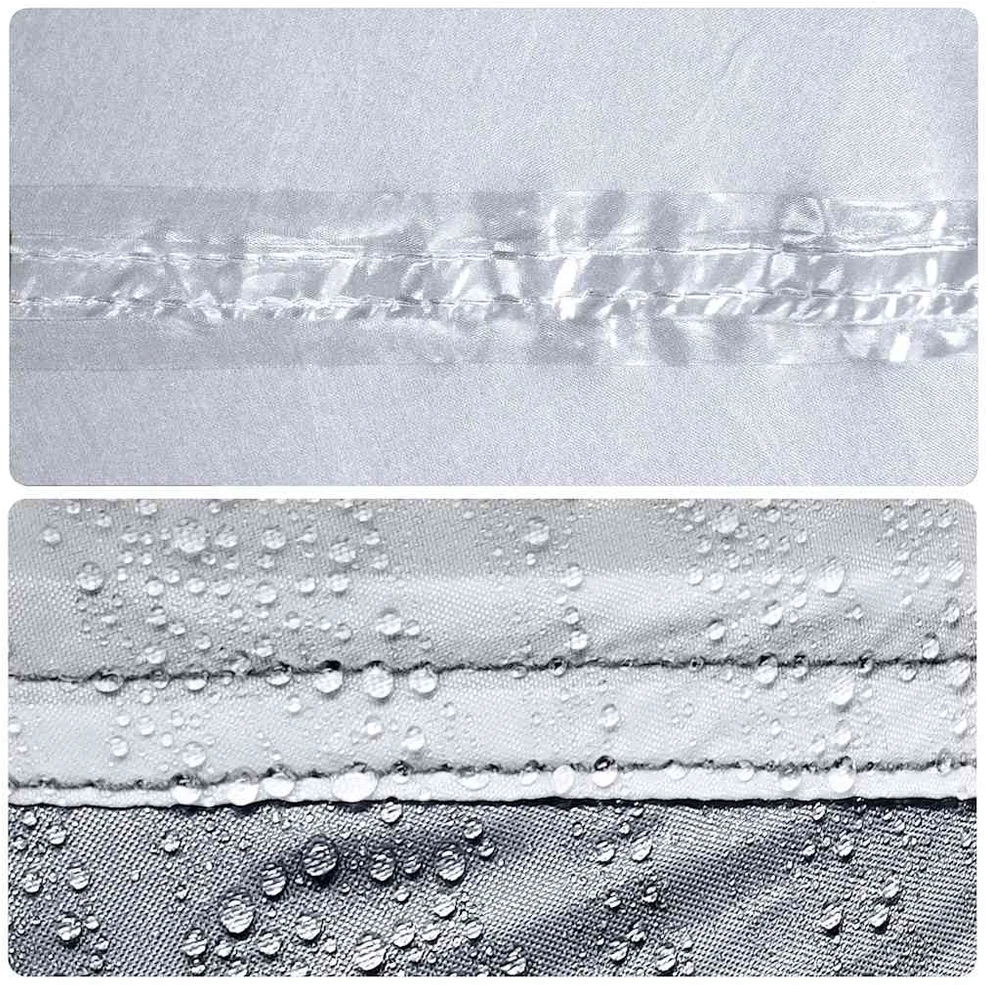 Stovyklavimo palapinė, balta, trivietė, tamsinantis audinys