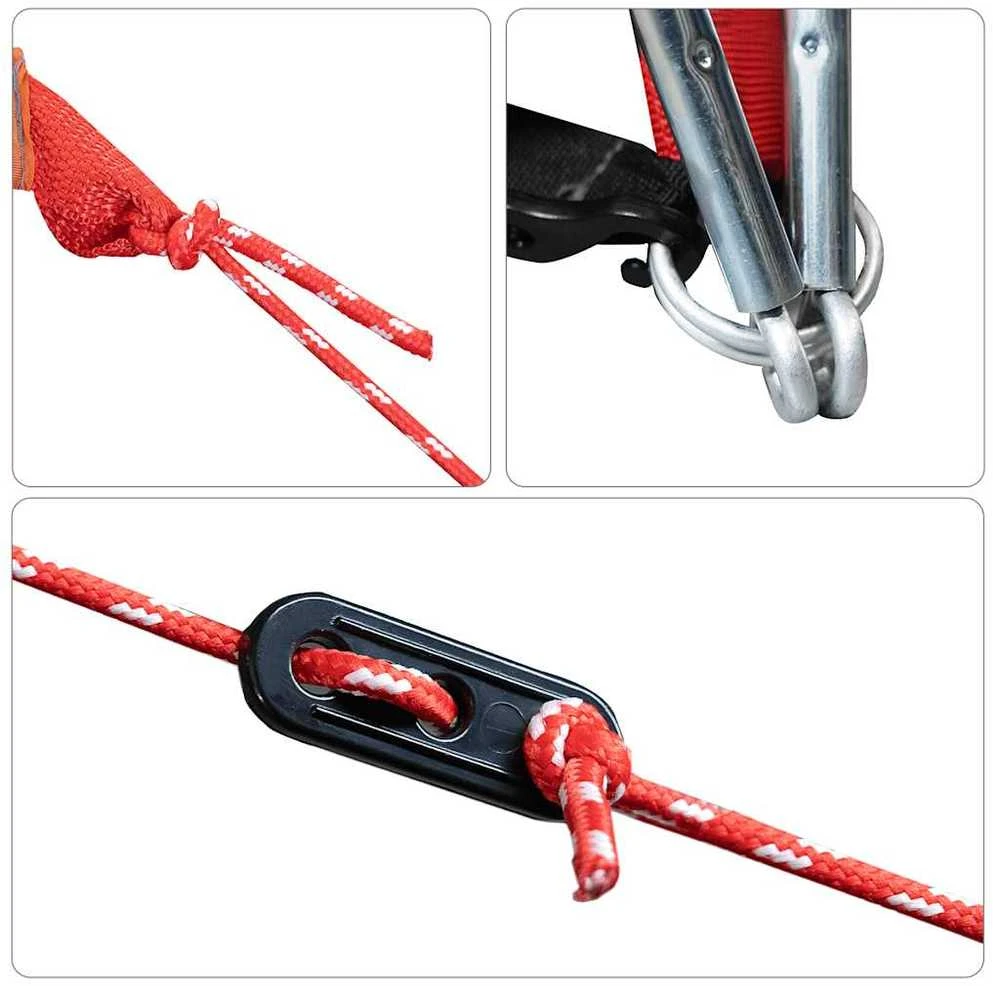 Stovyklavimo palapinė, mėlyna, keturvietė, atspari vandeniui