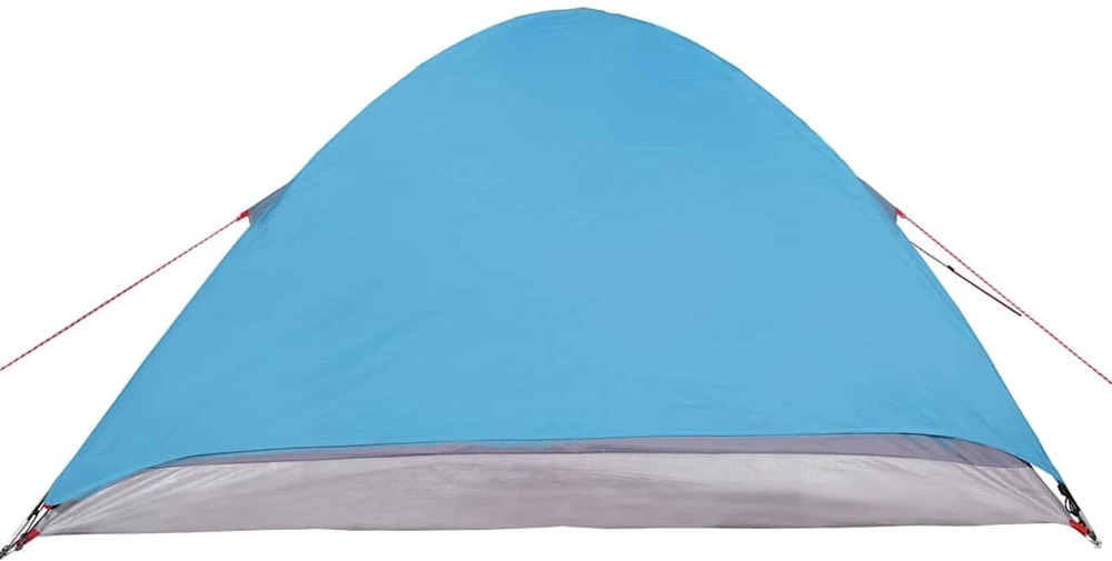 Stovyklavimo palapinė, mėlyna, keturvietė, kupolinė