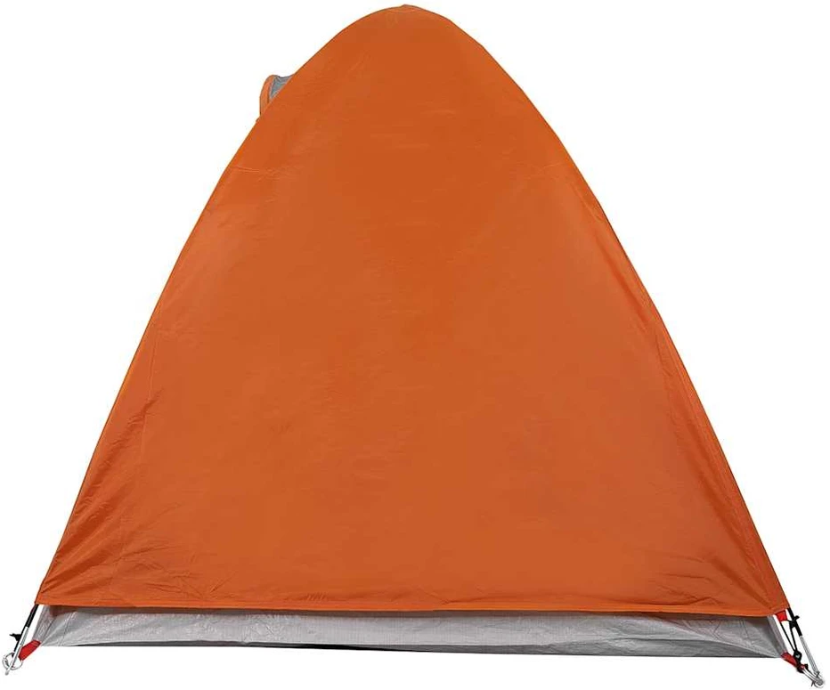 Stovyklavimo palapinė, oranžinė, dvivietė, kupolinė