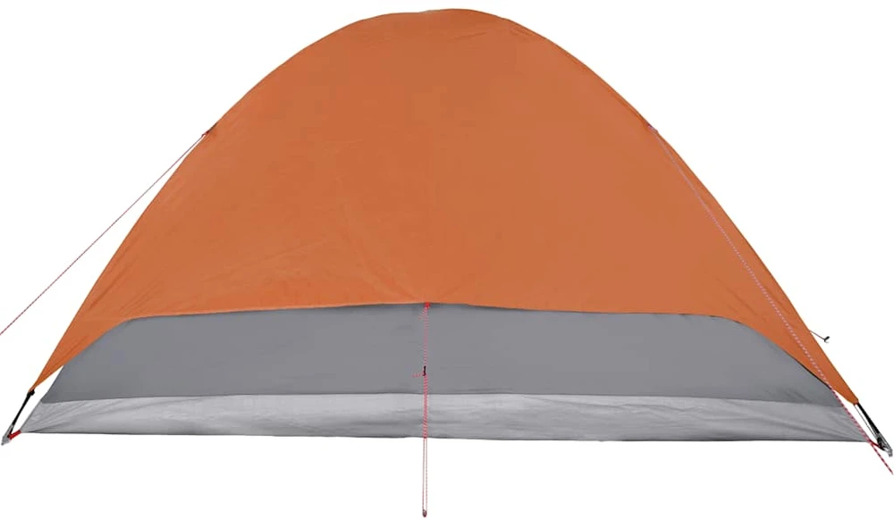 Stovyklavimo palapinė, oranžinė, šešiavietė, kupolinė