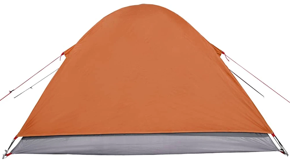 Stovyklavimo palapinė, oranžinė, trivietė, kupolinė