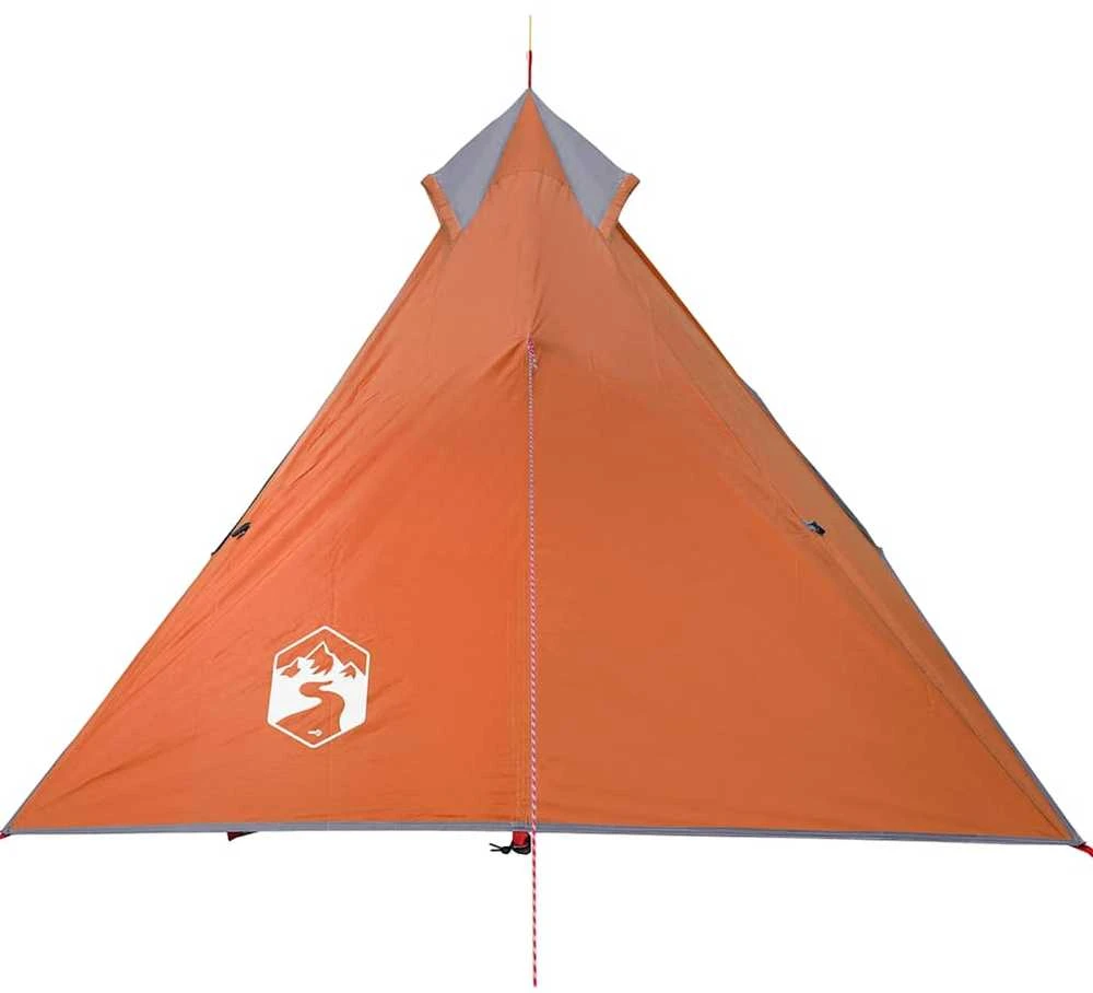 Stovyklavimo palapinė, oranžinė, vienvietė, tipi dizaino
