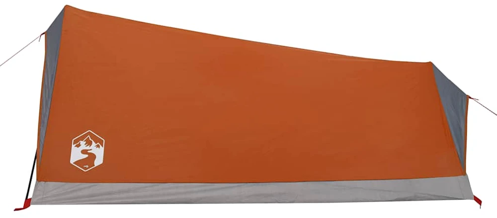 Stovyklavimo palapinė, pilka/oranžinė, dvivietė