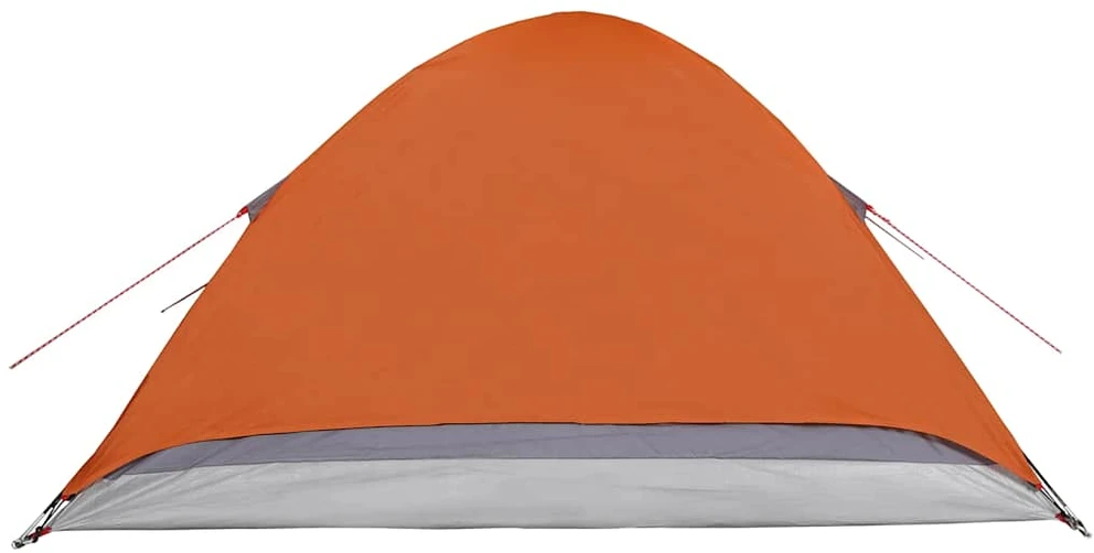 Stovyklavimo palapinė, pilka/oranžinė, dvivietė, kupolinė