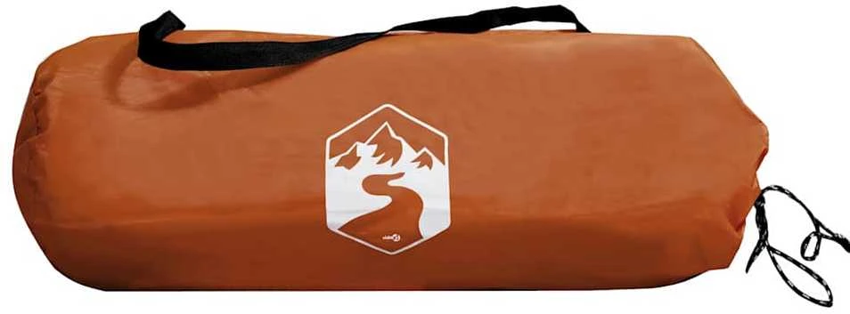 Stovyklavimo palapinė, pilka/oranžinė, trivietė