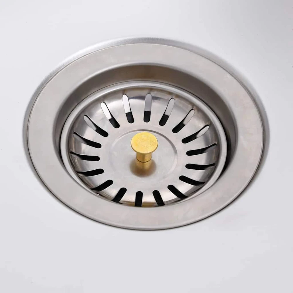 Stovyklavimo praustuvas su maišytuvu, nerūdijantis plienas