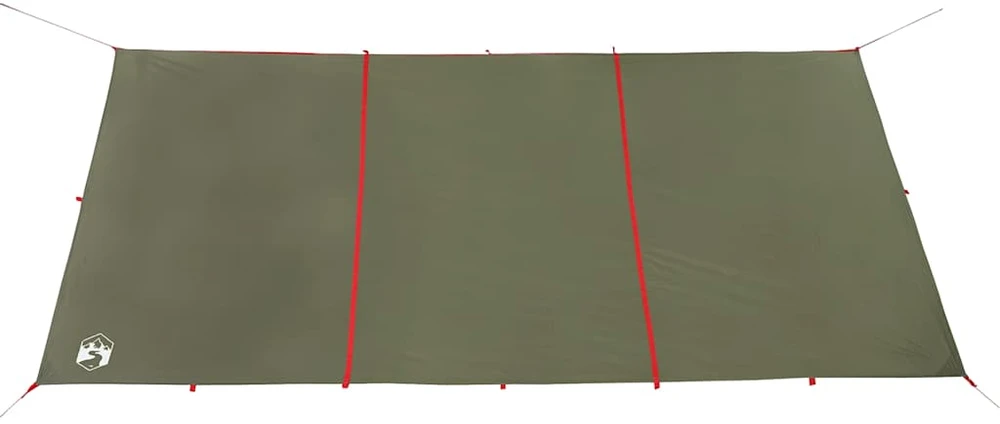 Stovyklavimo tentas, alyvuogių, 451x420cm, atsparus vandeniui