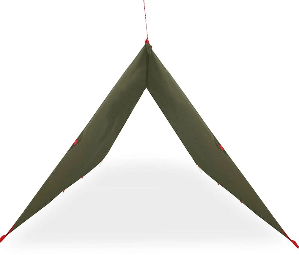 Stovyklavimo tentas, alyvuogių, 506x306cm, atsparus vandeniui