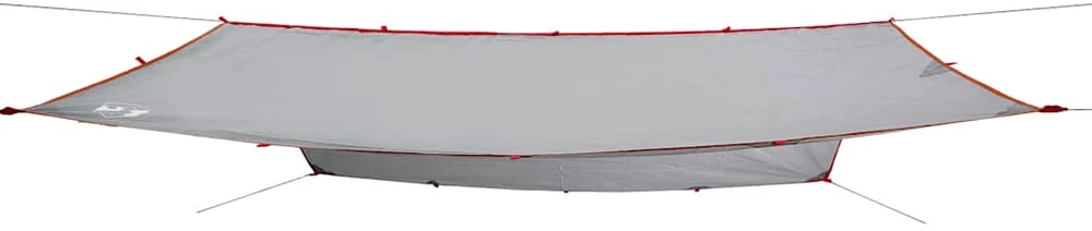 Stovyklavimo tentas, pilkas ir oranžinis, 400x294cm