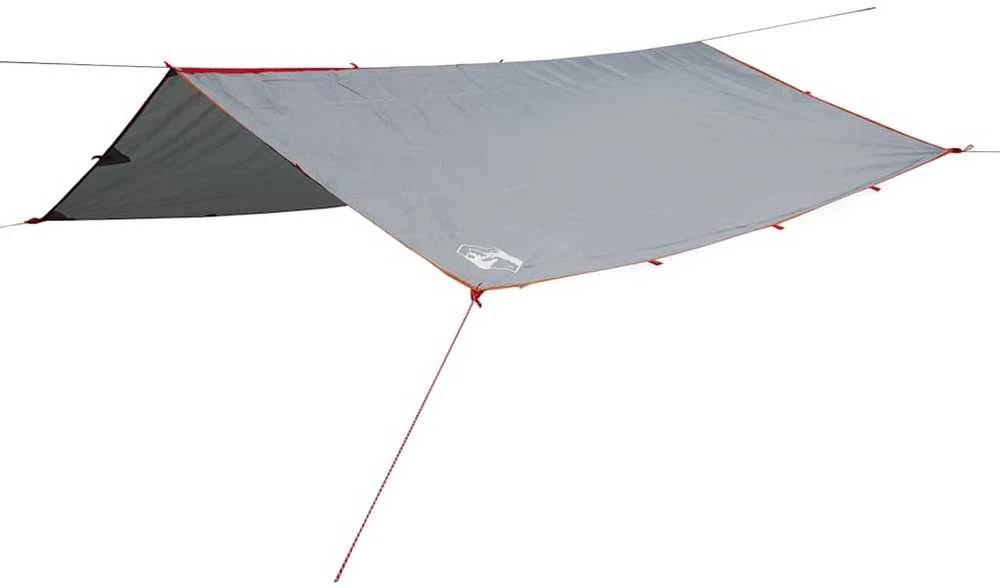 Stovyklavimo tentas, pilkas ir oranžinis, 360x294cm