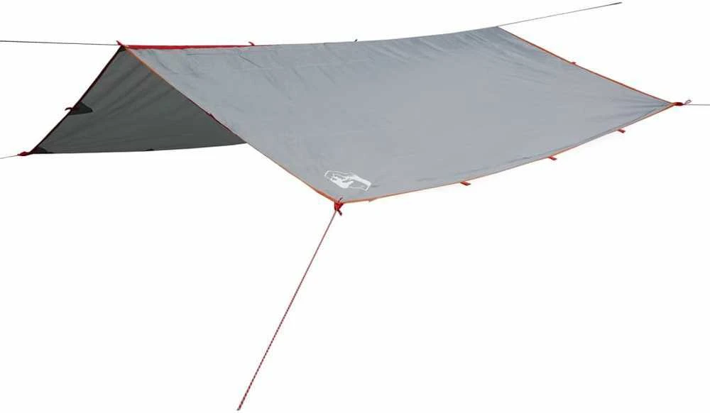 Stovyklavimo tentas, pilkas ir oranžinis, 500x294cm