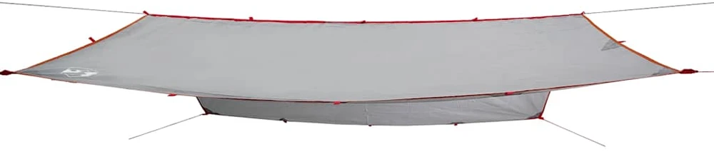 Stovyklavimo tentas, pilkas ir oranžinis, 500x294cm