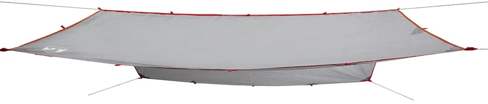 Stovyklavimo tentas, pilkas ir oranžinis, 400x294cm
