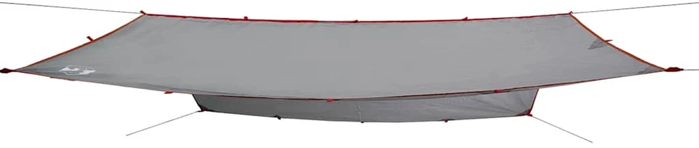Stovyklavimo tentas, pilkas ir oranžinis, 300x294cm