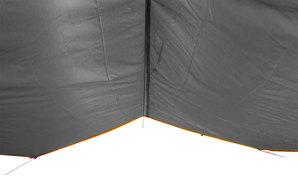 Stovyklavimo tentas, pilkas ir oranžinis, 500x294cm