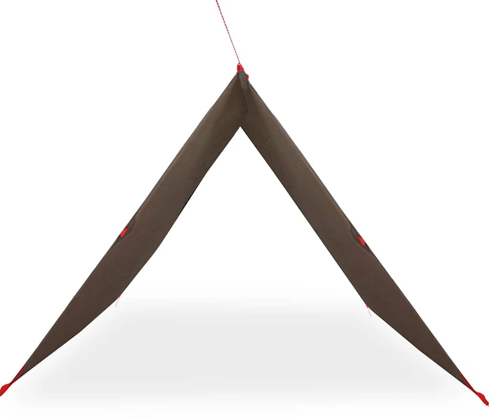 Stovyklavimo tentas, rudas, 406x306cm, atsparus vandeniui