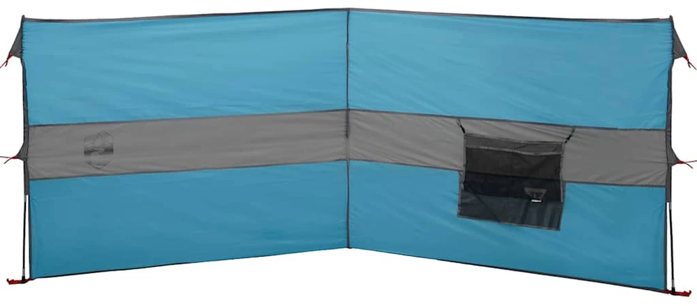 Stovyklavimo uždanga nuo vėjo, mėlyna, 344x120 cm
