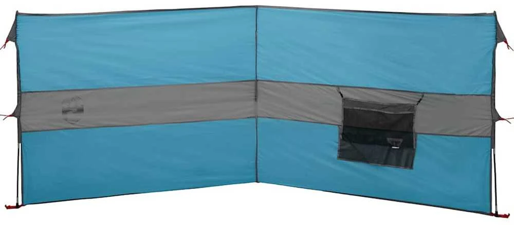 Stovyklavimo uždanga nuo vėjo, mėlyna, 344x120 cm