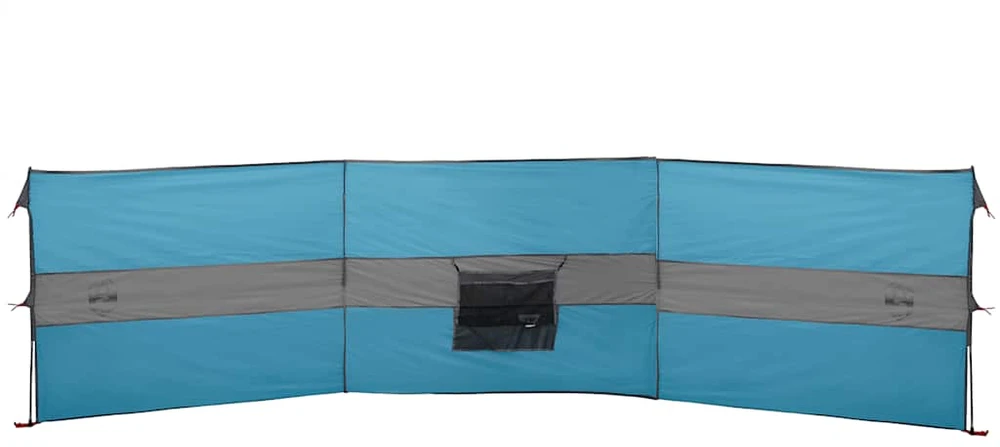 Stovyklavimo uždanga nuo vėjo, mėlyna, 490x123 cm