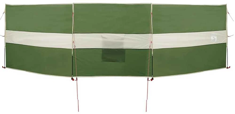 Stovyklavimo uždanga nuo vėjo, žalia, 490x123 cm