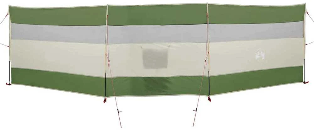 Stovyklavimo uždanga nuo vėjo, žalia, 508x130 cm