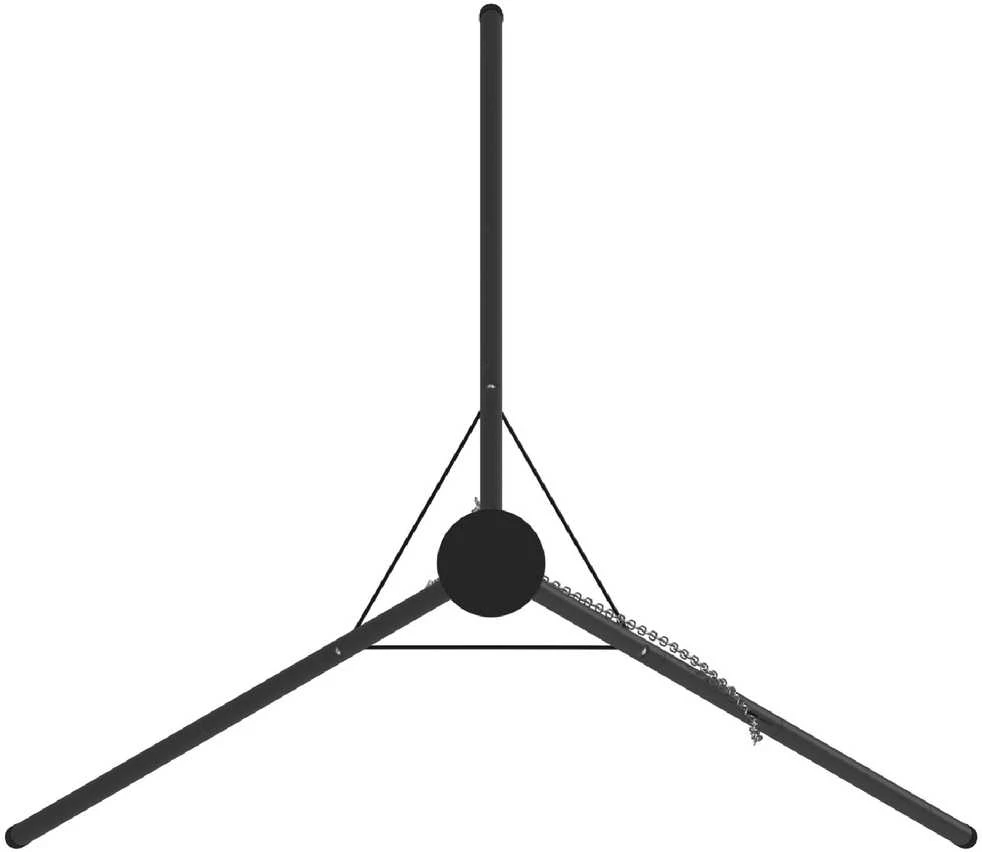 Laužavietės trikojis Juoda 92 x 92 x 151,5 cm Plienas