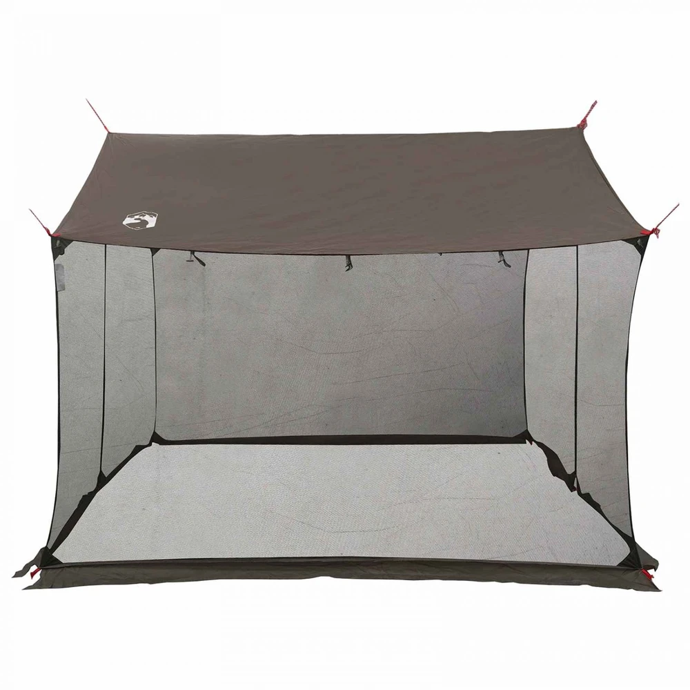 Stovyklinė plėvelė su tinkleliu 270 x 210 x 210 cm Ruda Pilka