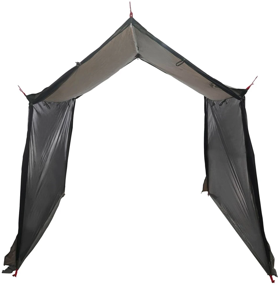 Stovyklinė plėvelė su tinkleliu 270 x 210 x 210 cm Ruda Pilka