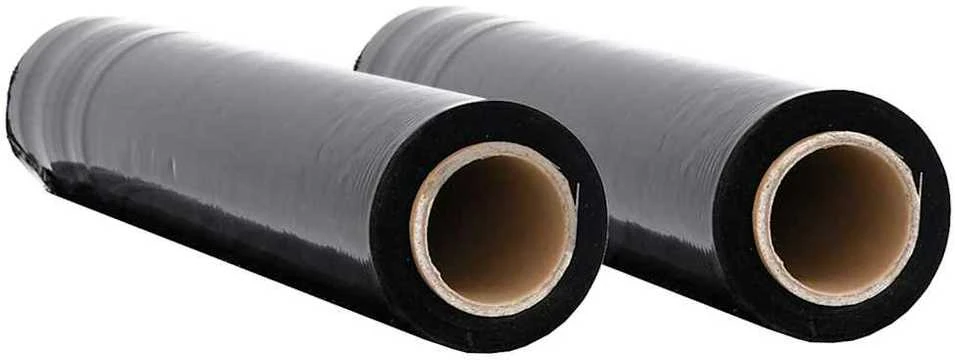 Stretch Film 2 vnt Juoda 20 μm 50 cm x 150 m