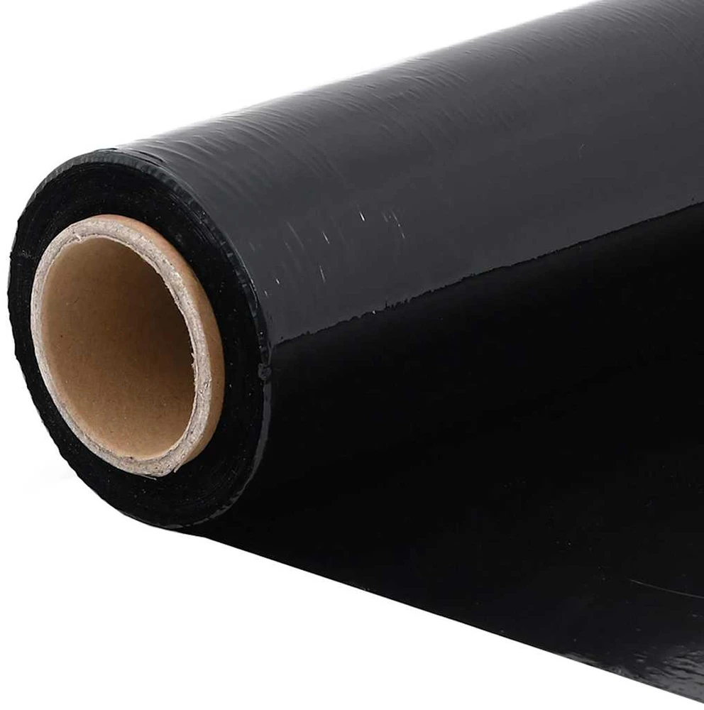 Stretch Film 2 vnt Juoda 23 μm 50 cm x 300 m